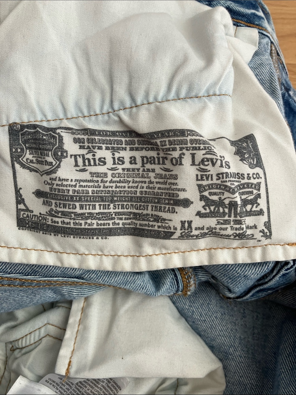 Rare Levi’s White Oak Cone Denim 501 Original Fit Jeans - Picture 9 of 9